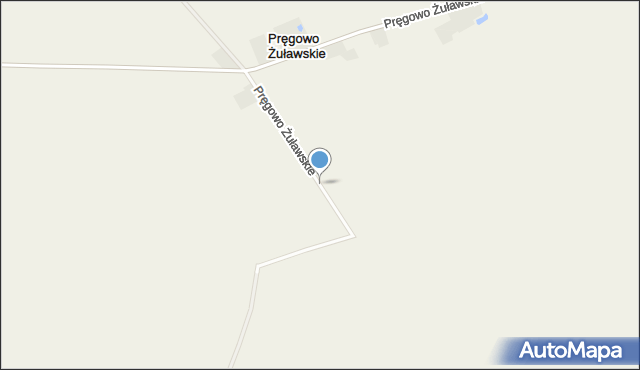 Pręgowo Żuławskie, Pręgowo Żuławskie, mapa Pręgowo Żuławskie