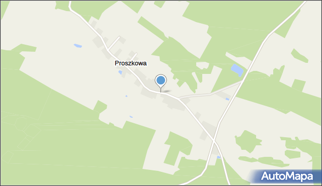 Proszkowa, Proszkowa, mapa Proszkowa