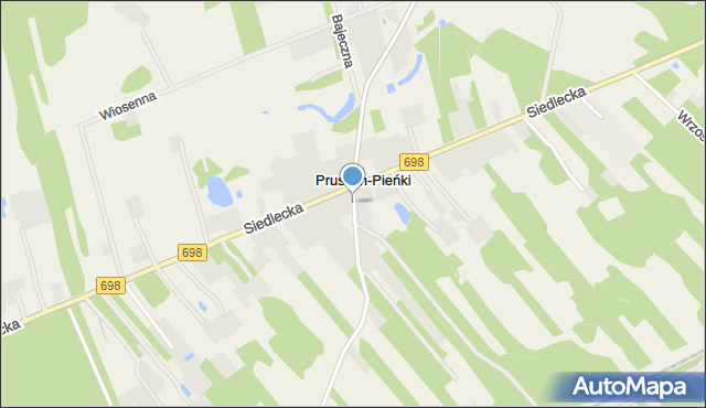 Pruszyn-Pieńki, Pruszyn-Pieńki, mapa Pruszyn-Pieńki