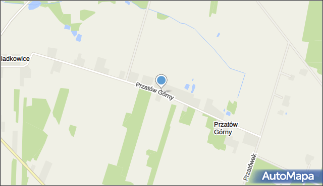 Przatów Górny, Przatów Górny, mapa Przatów Górny