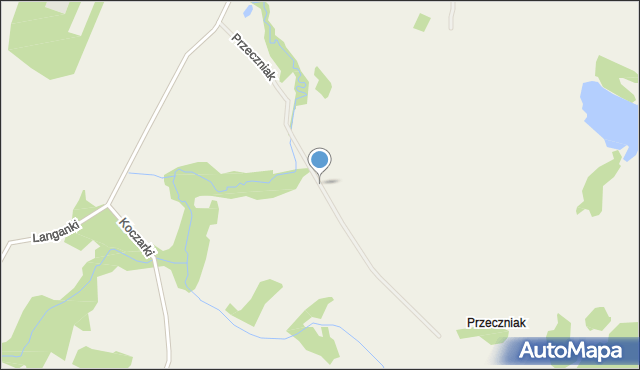 Przeczniak, Przeczniak, mapa Przeczniak