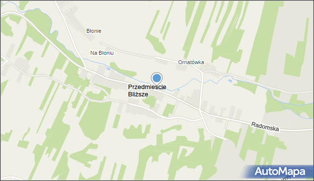 Przedmieście Bliższe, Przedmieście Bliższe, mapa Przedmieście Bliższe