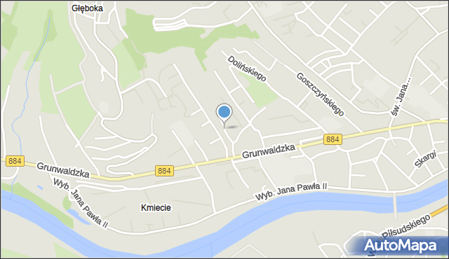 Przemyśl, Przybyszewskiego Stanisława, mapa Przemyśla