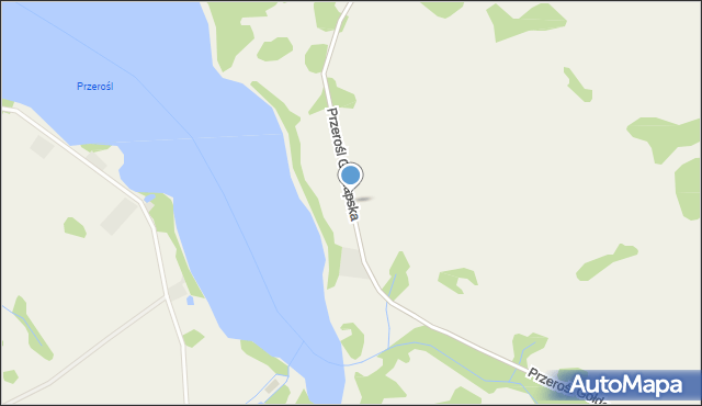 Przerośl Gołdapska, Przerośl Gołdapska, mapa Przerośl Gołdapska