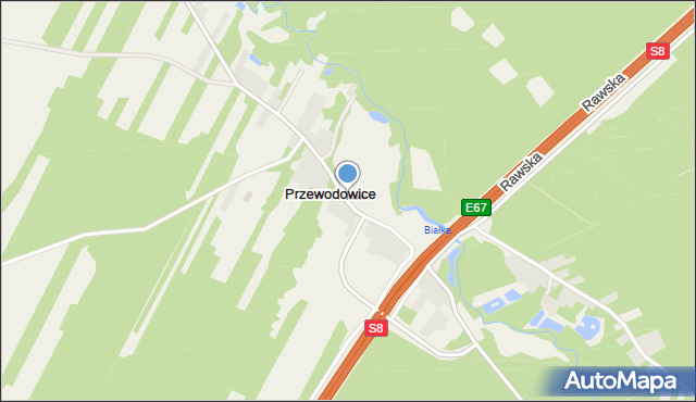 Przewodowice, Przewodowice, mapa Przewodowice