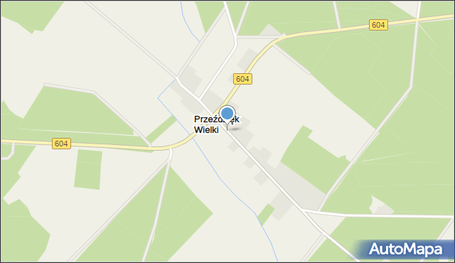 Przeździęk Wielki, Przeździęk Wielki, mapa Przeździęk Wielki