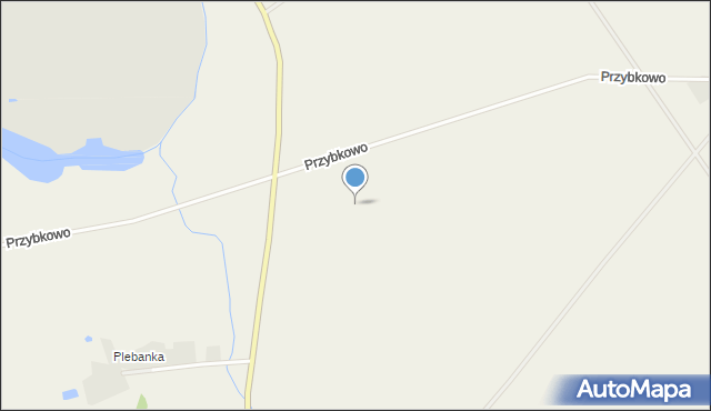 Przybkowo gmina Wałcz, Przybkowo, mapa Przybkowo gmina Wałcz