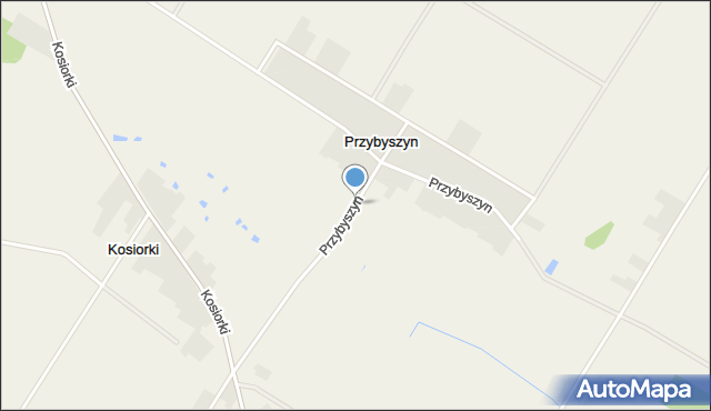 Przybyszyn, Przybyszyn, mapa Przybyszyn