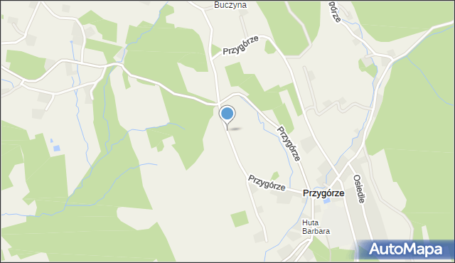 Przygórze gmina Nowa Ruda, Przygórze, mapa Przygórze gmina Nowa Ruda