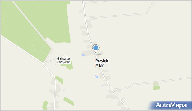 Przyłęk Mały, Przyłęk Mały, mapa Przyłęk Mały