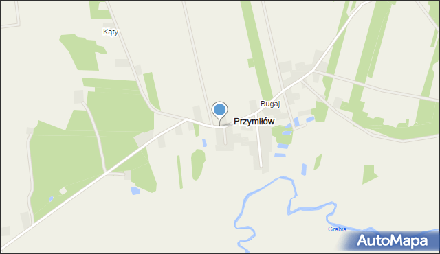 Przymiłów, Przymiłów, mapa Przymiłów