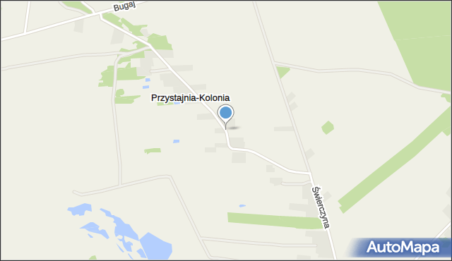 Przystajnia-Kolonia, Przystajnia-Kolonia, mapa Przystajnia-Kolonia