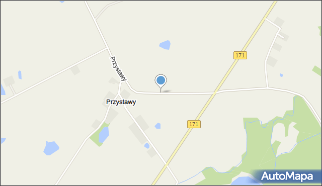 Przystawy gmina Grzmiąca, Przystawy, mapa Przystawy gmina Grzmiąca