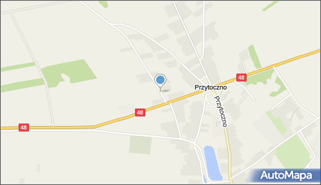 Przytoczno, Przytoczno, mapa Przytoczno