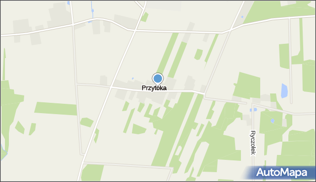 Przytoka gmina Kałuszyn, Przytoka, mapa Przytoka gmina Kałuszyn