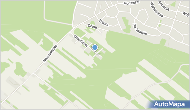 Rabinówka, Przylesie, mapa Rabinówka