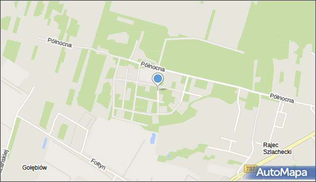 Radom, Prackiego Jerzego, mapa Radomia