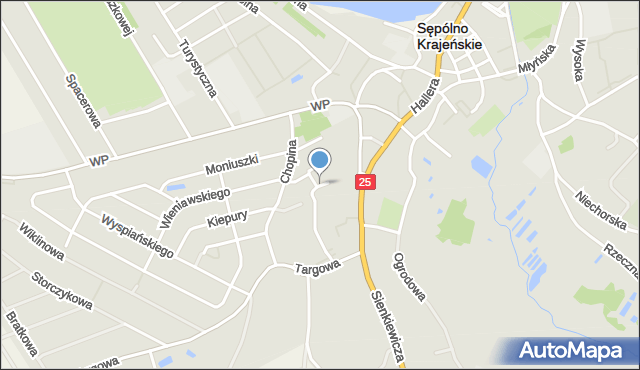 Sępólno Krajeńskie, Prusa, mapa Sępólno Krajeńskie