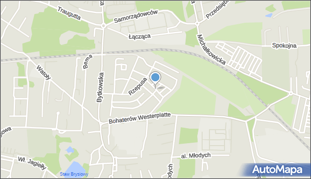 Siemianowice Śląskie, Pronobisa Piotra, mapa Siemianowice Śląskie