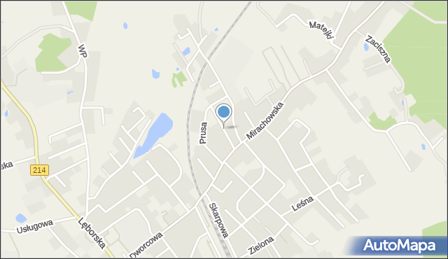 Sierakowice powiat kartuski, Prusa Bolesława, mapa Sierakowice powiat kartuski