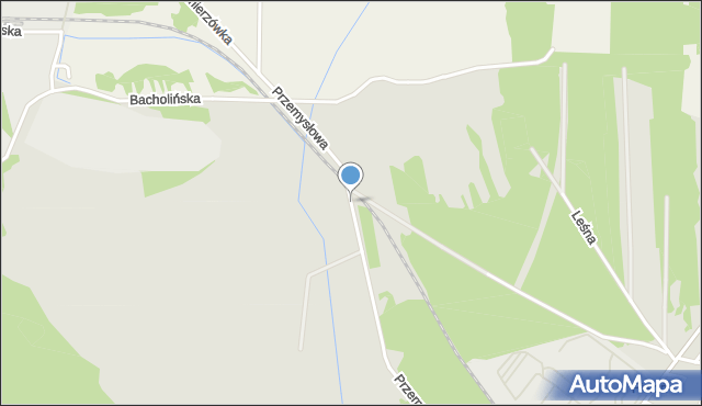 Siewierz, Przemysłowa, mapa Siewierz