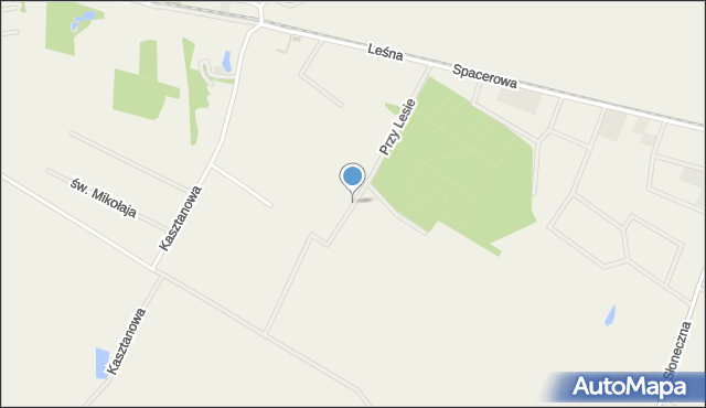 Śliwin, Przy Lesie, mapa Śliwin