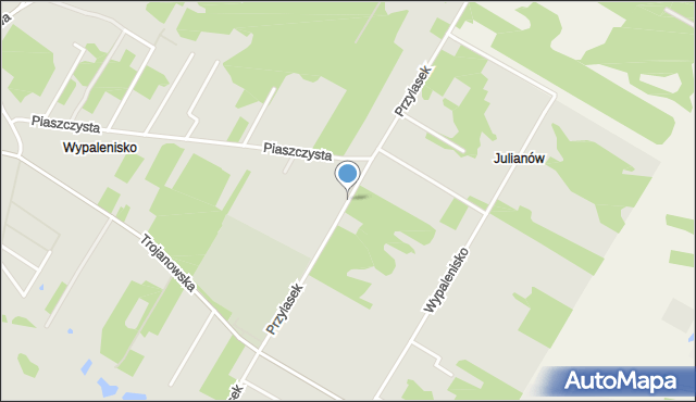 Sochaczew, Przylasek, mapa Sochaczew