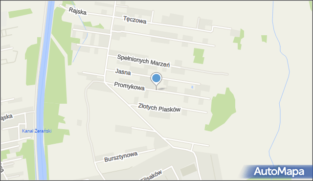 Stanisławów Pierwszy gmina Nieporęt, Promykowa, mapa Stanisławów Pierwszy gmina Nieporęt