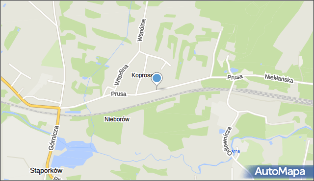 Stąporków, Prusa Bolesława, mapa Stąporków