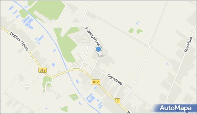 Wisznice, Przemysłowa, mapa Wisznice