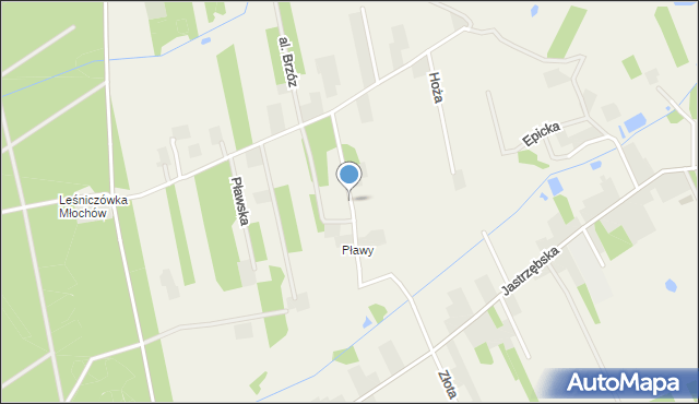 Wola Krakowiańska, Przytulna, mapa Wola Krakowiańska