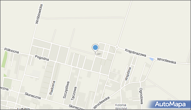 Wróblowice gmina Miękinia, Przyjazna, mapa Wróblowice gmina Miękinia