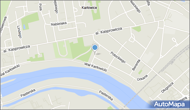 Wrocław, Przerwy-Tetmajera Kazimierza, mapa Wrocławia