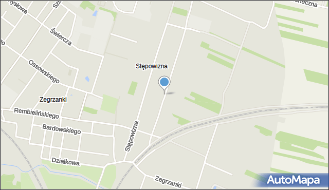 Zgierz, Przedwiośnie, mapa Zgierz