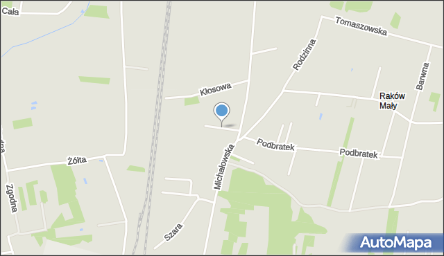 Piotrków Trybunalski, Pszenna, mapa Piotrków Trybunalski