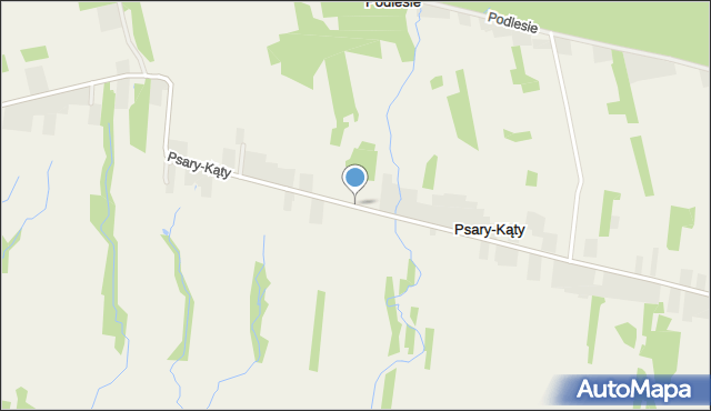 Psary-Kąty, Psary-Kąty, mapa Psary-Kąty