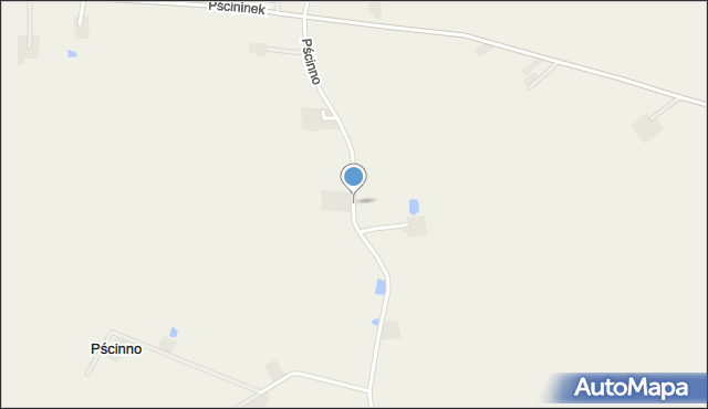 Pścinno, Pścinno, mapa Pścinno
