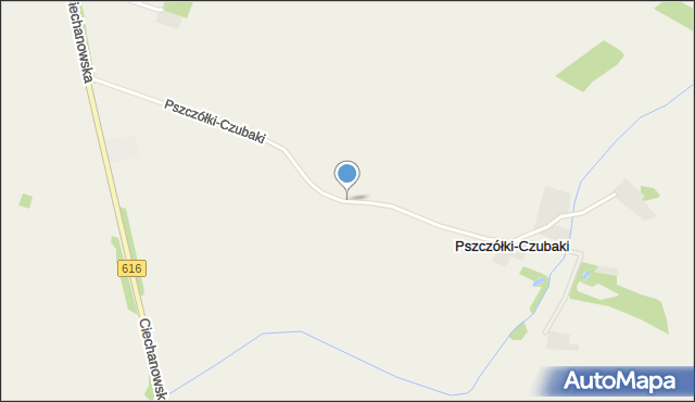 Pszczółki-Czubaki, Pszczółki-Czubaki, mapa Pszczółki-Czubaki