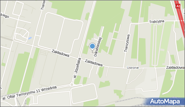 Łódź, Puchalskiego Włodzimierza, mapa Łodzi