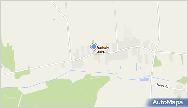 Puchały Stare, Puchały Stare, mapa Puchały Stare