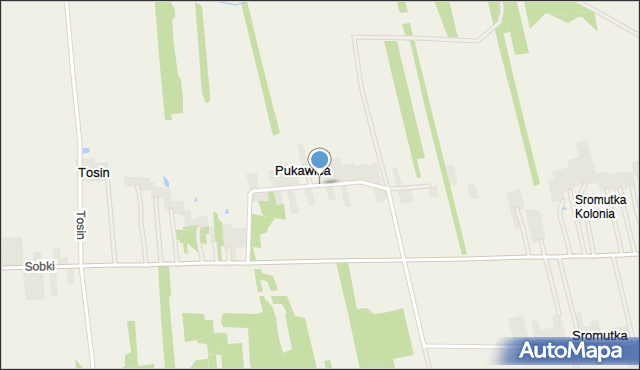 Pukawica, Pukawica, mapa Pukawica
