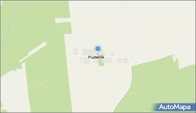 Pustelnik gmina Krzczonów, Pustelnik, mapa Pustelnik gmina Krzczonów