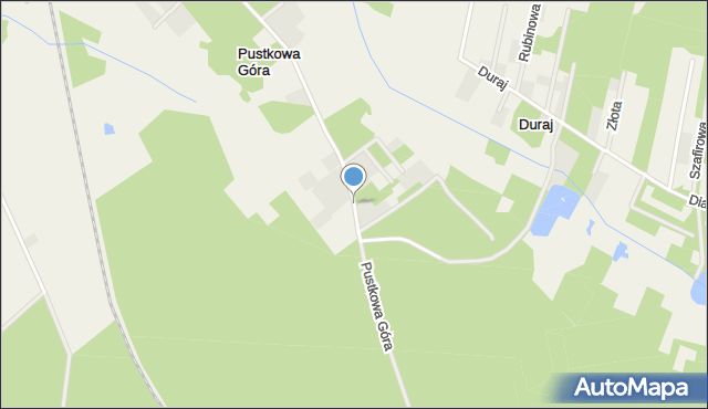 Pustkowa Góra, Pustkowa Góra, mapa Pustkowa Góra