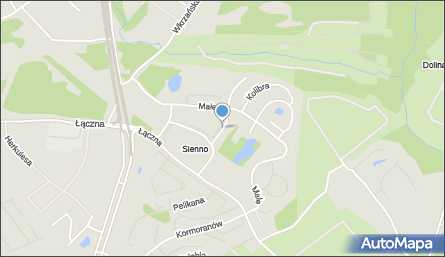 Szczecin, Pustułki, mapa Szczecina