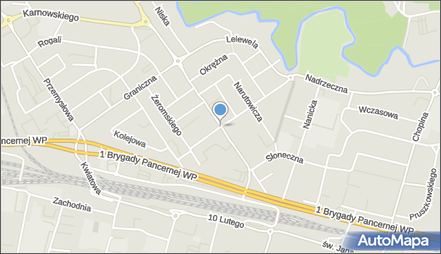 Wejherowo, Pułaskiego Kazimierza, gen., mapa Wejherowo