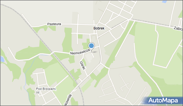 Bytom, Rataja Macieja, mapa Bytomia