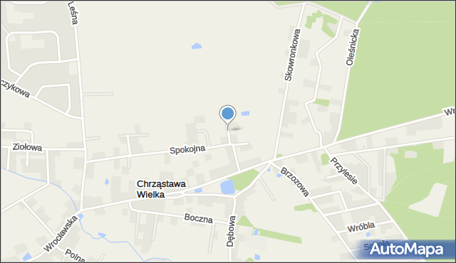 Chrząstawa Wielka, Radosna, mapa Chrząstawa Wielka