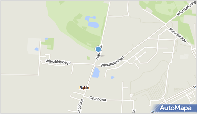 Inowrocław, Rąbińska, mapa Inowrocławia