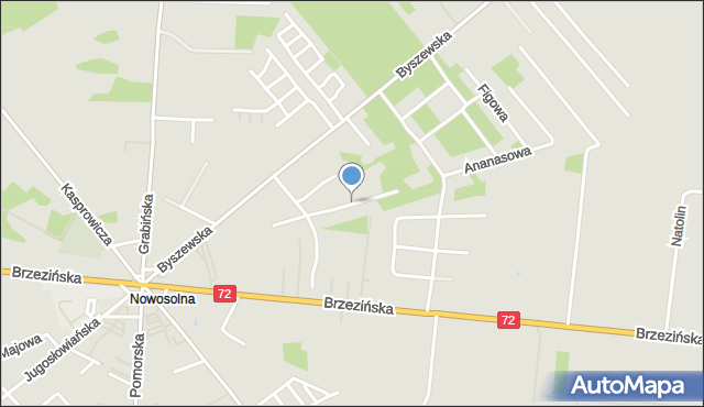 Łódź, Raciborskiego Mariana, mapa Łodzi