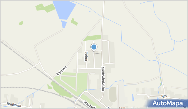 Pątnówek, Radosna, mapa Pątnówek